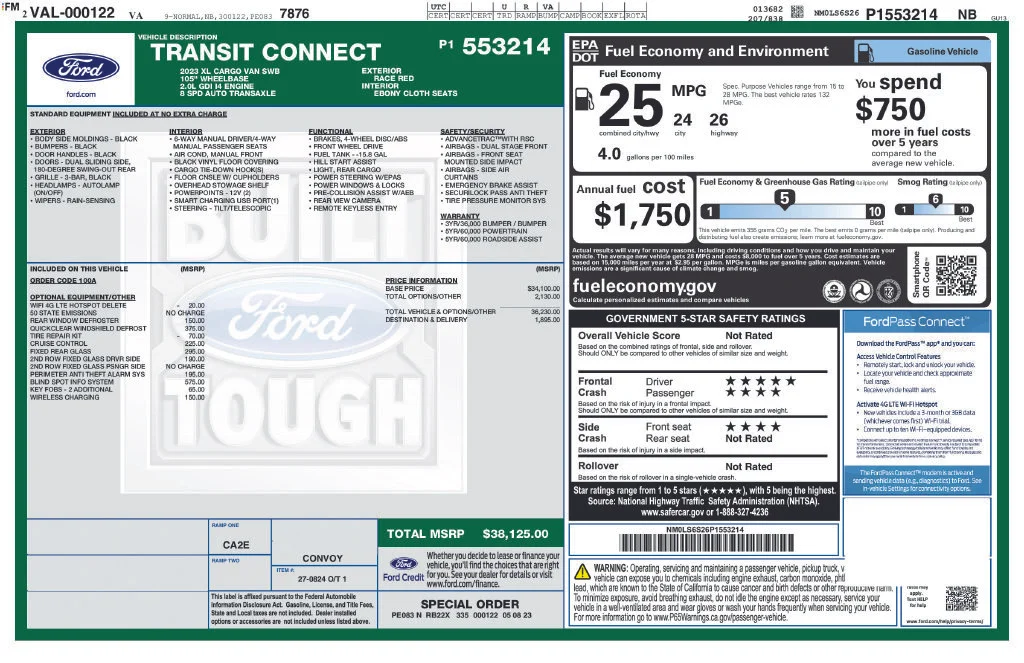 Used 2023 Red Ford XL image 2