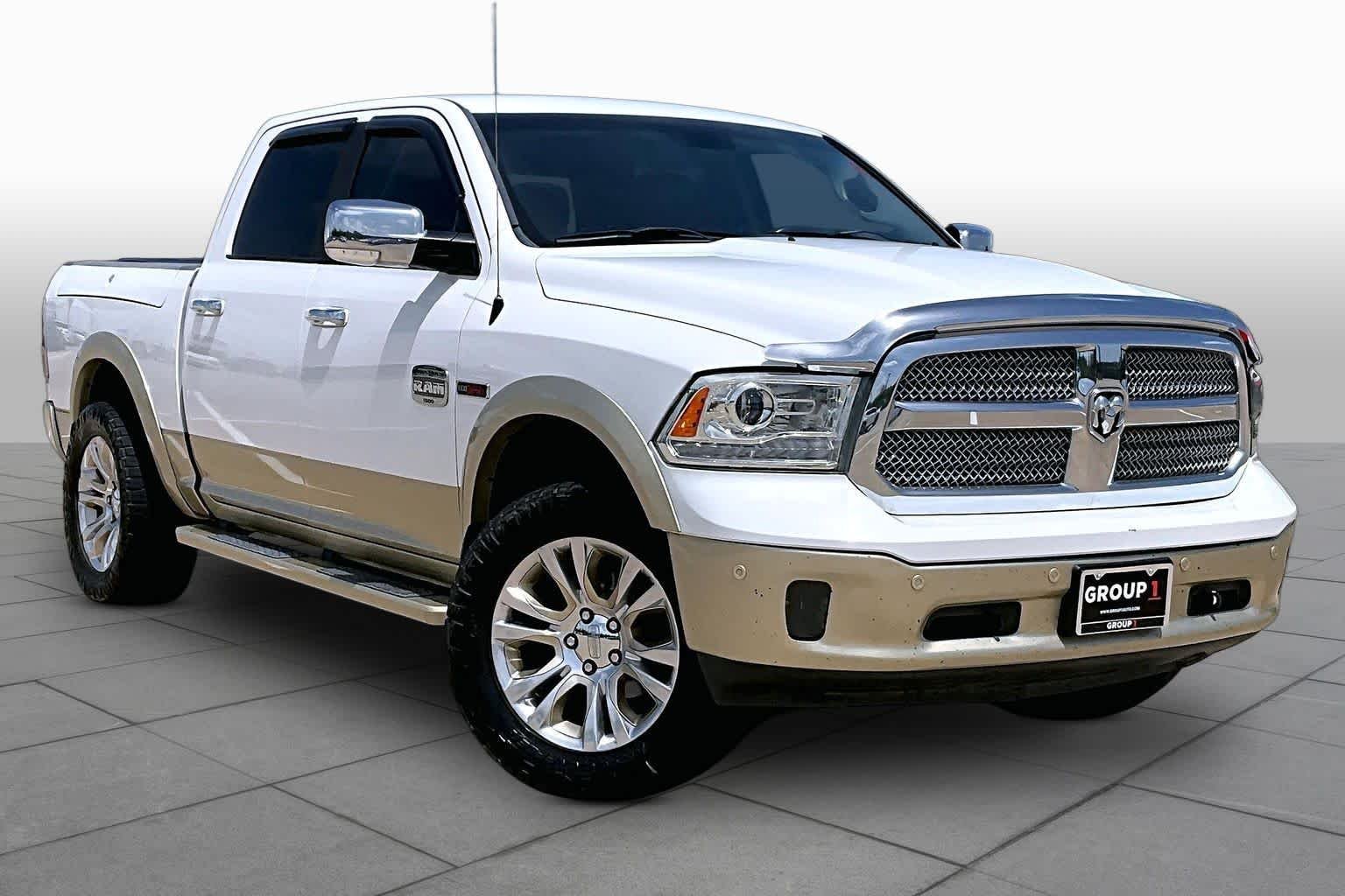 Used 2015 Bright White Clearcoat Ram Laramie Longhorn image 3
