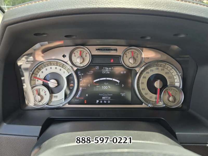 Used 2016 Bright White Clearcoat RAM LARAMIE LONGHORN image 29