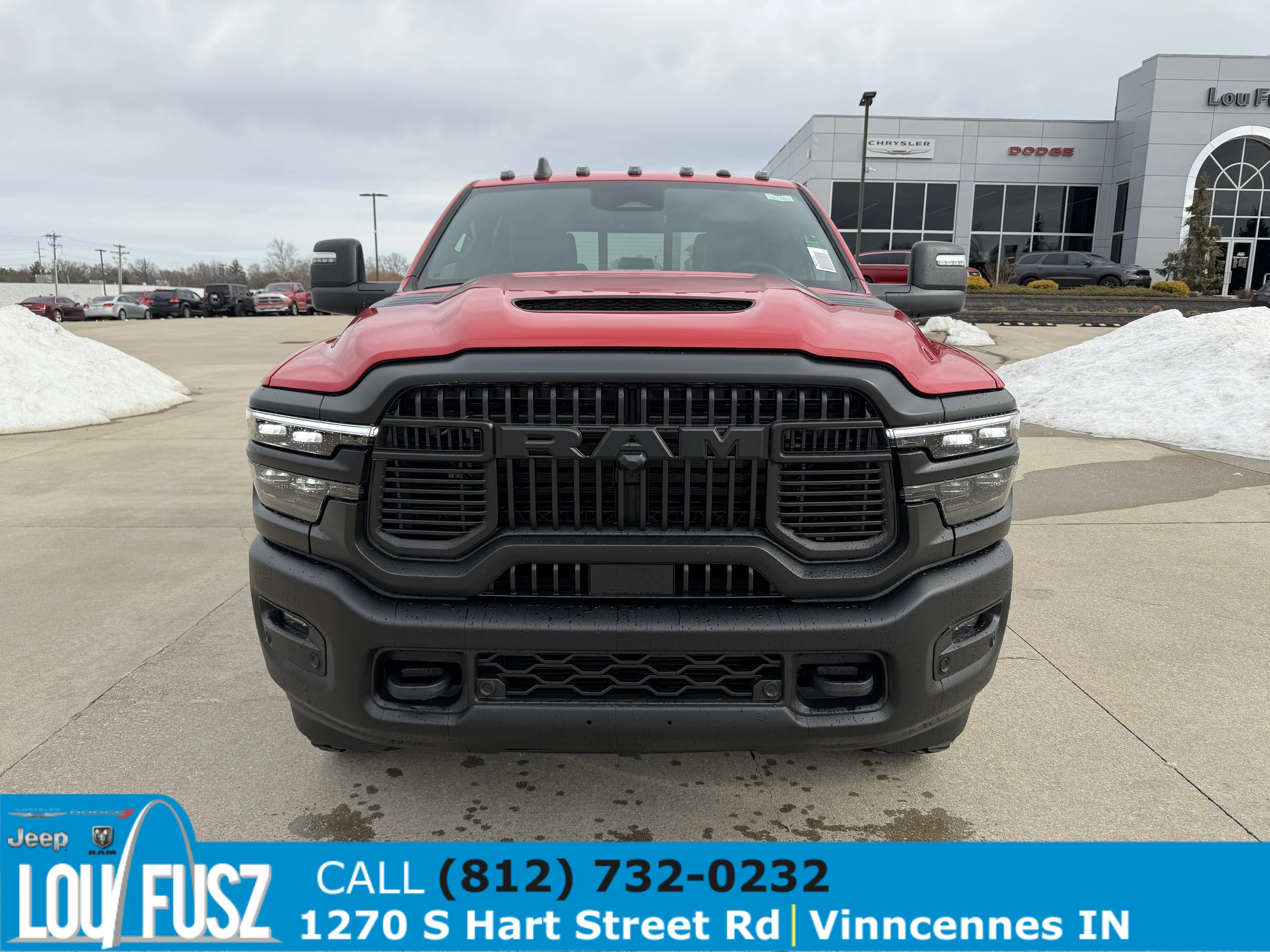 New 2026 Flame Red Clear-Coat Exterior Paint RAM Rebel image 2