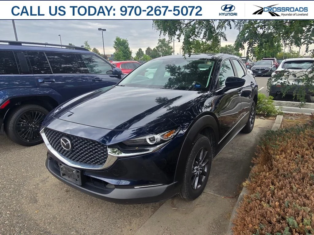 Used 2021 Deep Crystal Blue Mica Mazda 2.5 S image 1