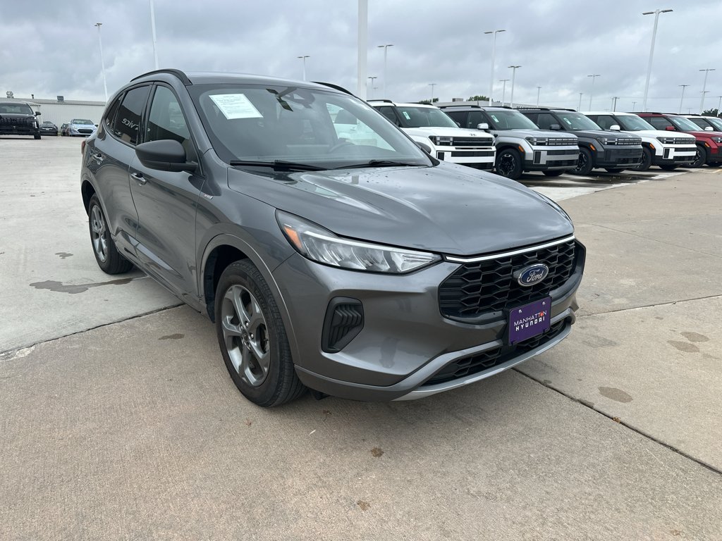 Used 2023 Carbonized Gray Metallic Ford ST Line image 8