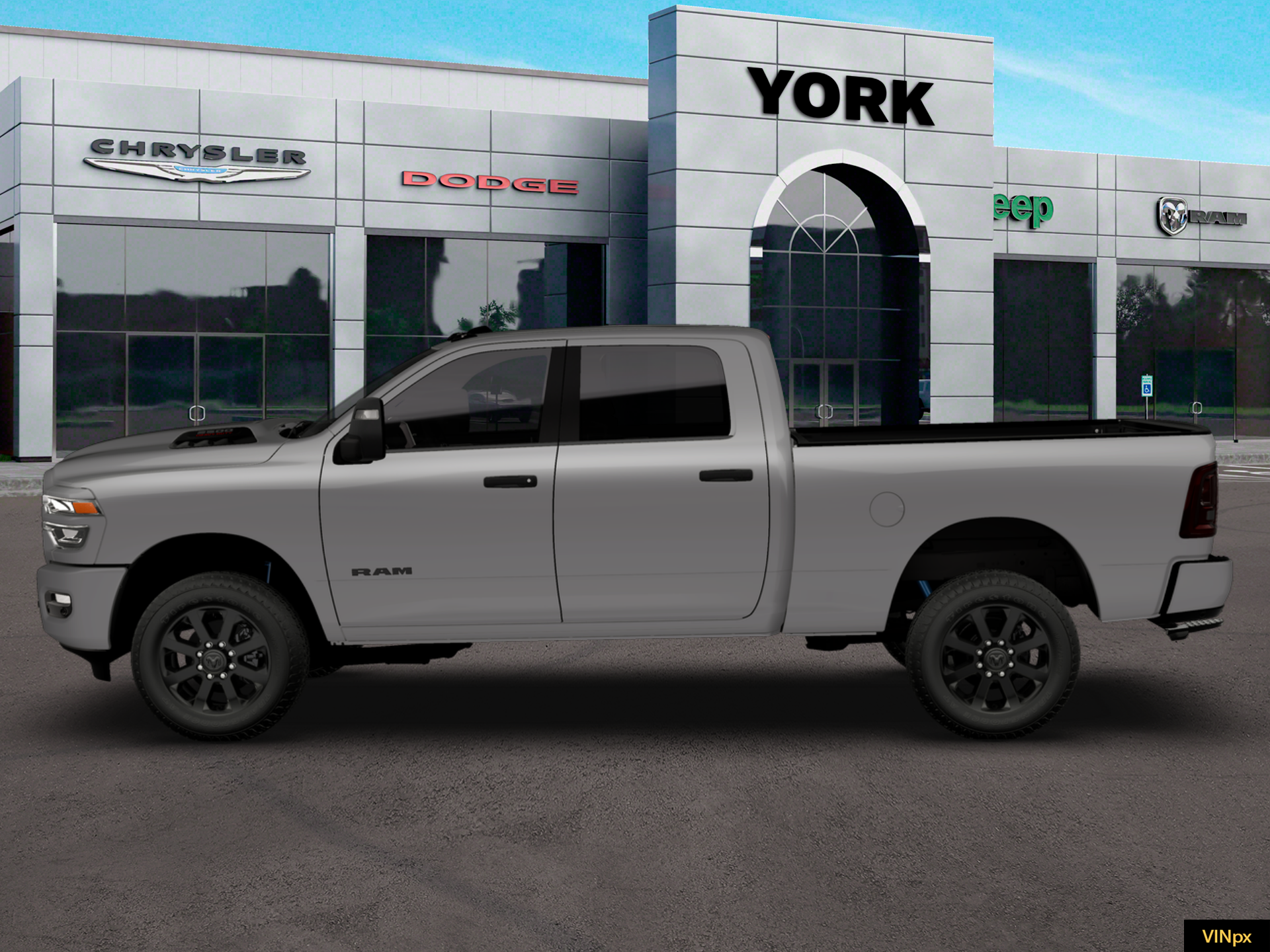 New 2026 Ceramic Gray Clear-Coat Exterior Paint RAM BIG HORN image 15