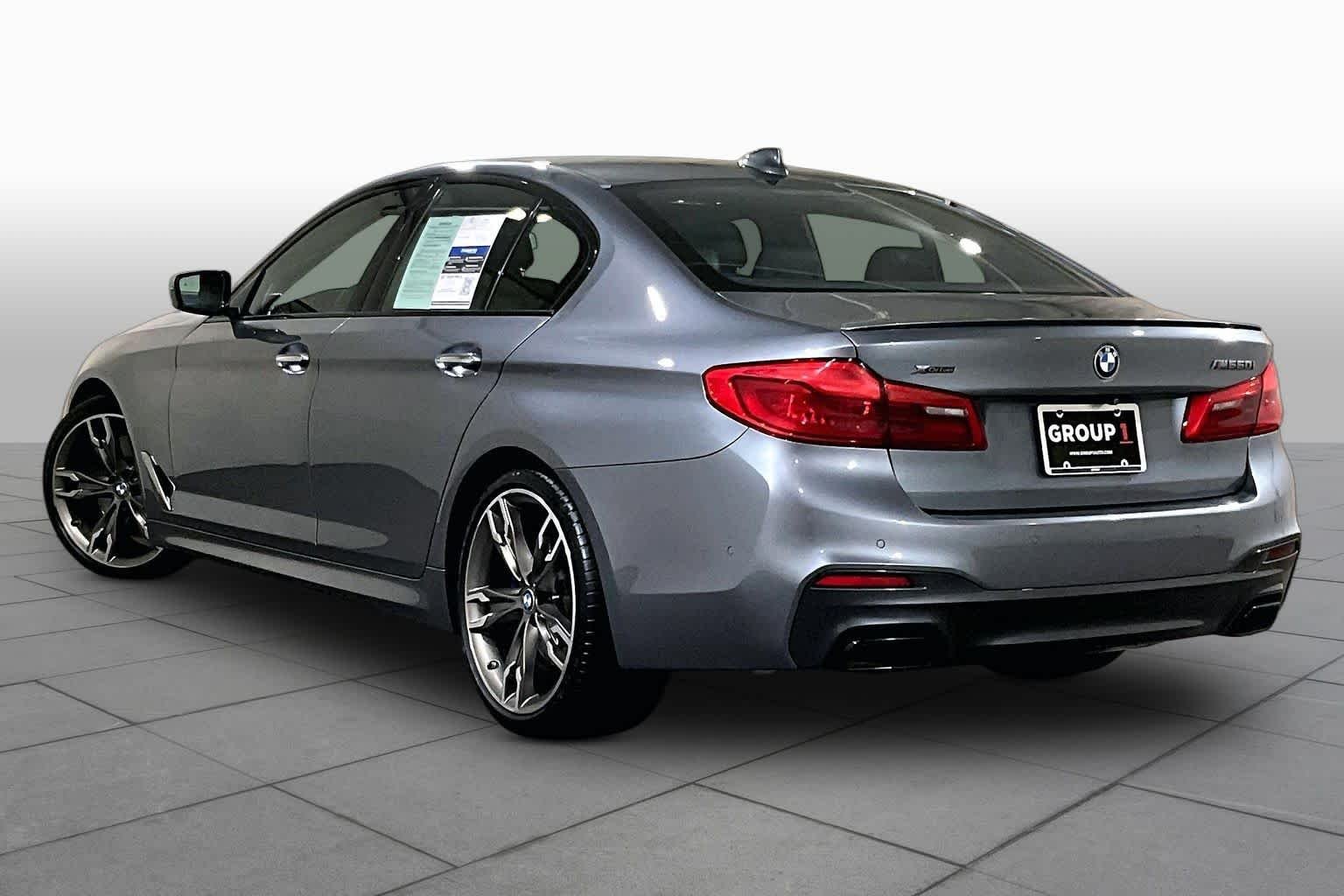 Used 2018 Bluestone Metallic BMW M550i xDrive image 11