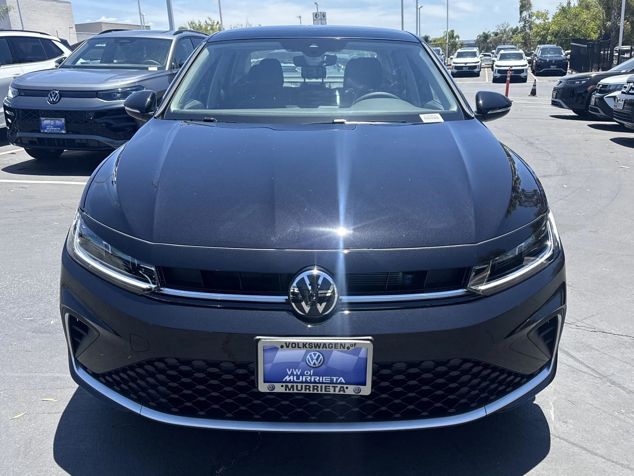 New 2026 Deep Black Pearl Volkswagen SEL image 2