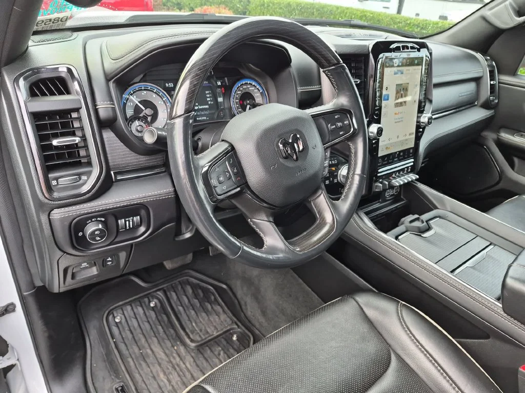 Used 2022 Bright White Clearcoat Ram Limited image 13