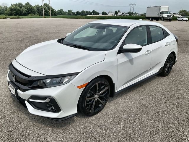 Used 2021 Platinum White Pearl Honda Sport image 10
