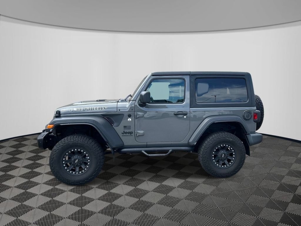 Used 2021 Gray Jeep Sport image 2