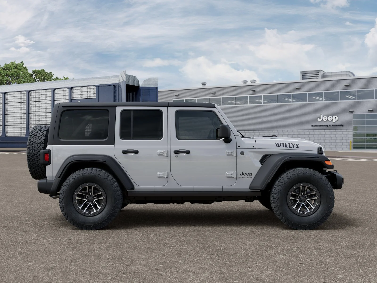 New 2026 Bright White Clear-Coat Exterior Paint Jeep Willys image 12