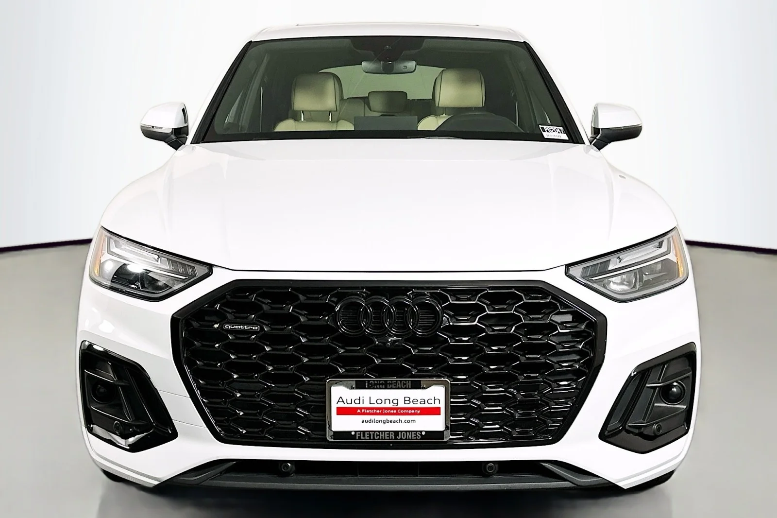 Used 2023 Glacier White Metallic Audi S line Premium Plus image 2