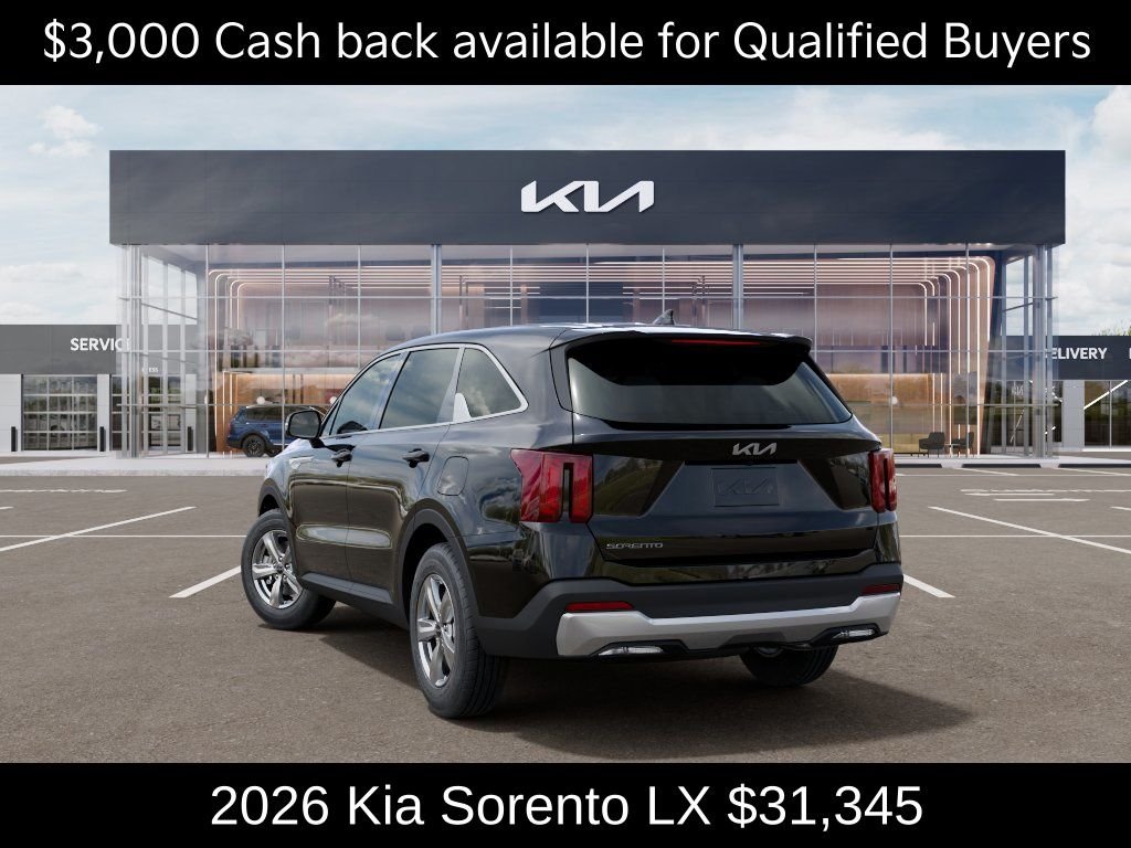 New 2026 Ebony Black Kia LX image 5