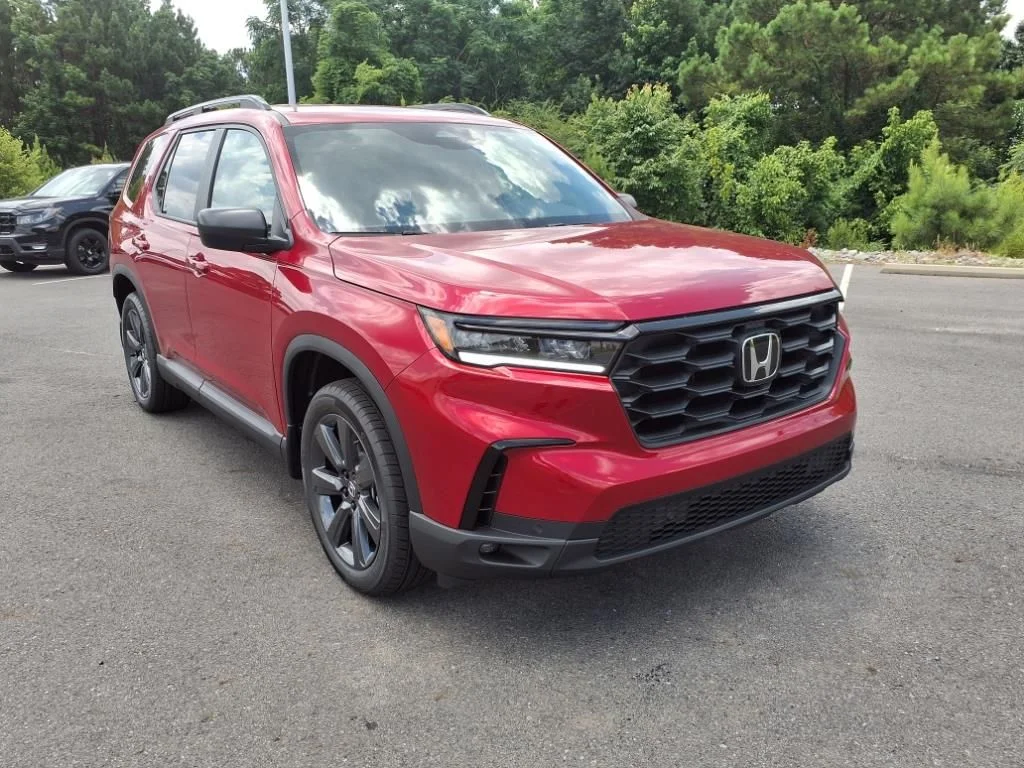 Used 2025 Radiant Red Honda Sport image 1