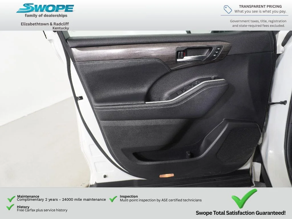 Used 2021 Blizzard Pearl Toyota Hybrid Platinum image 14