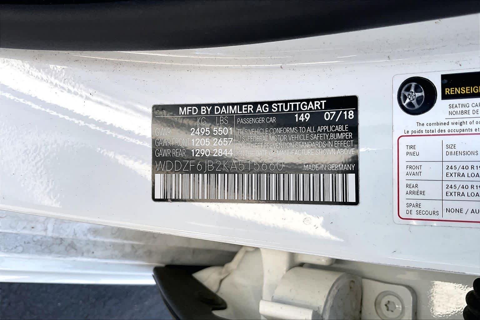 Used 2019 Polar White Mercedes-Benz E 450 image 34