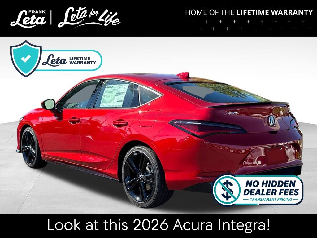 New 2026 Performance Red Pearl Acura w/A-Spec Technology Package image 2