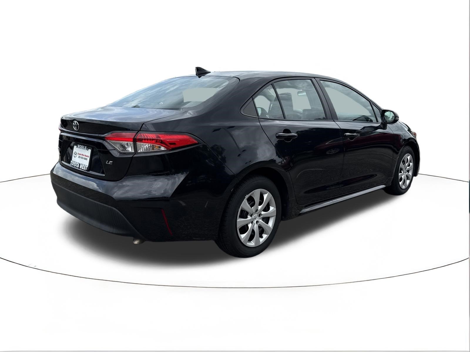 Used 2024 Midnight Black Metallic Toyota LE image 3