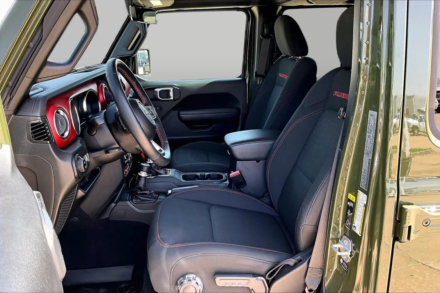 Used 2022 Sarge Green Clearcoat Jeep Rubicon image 8