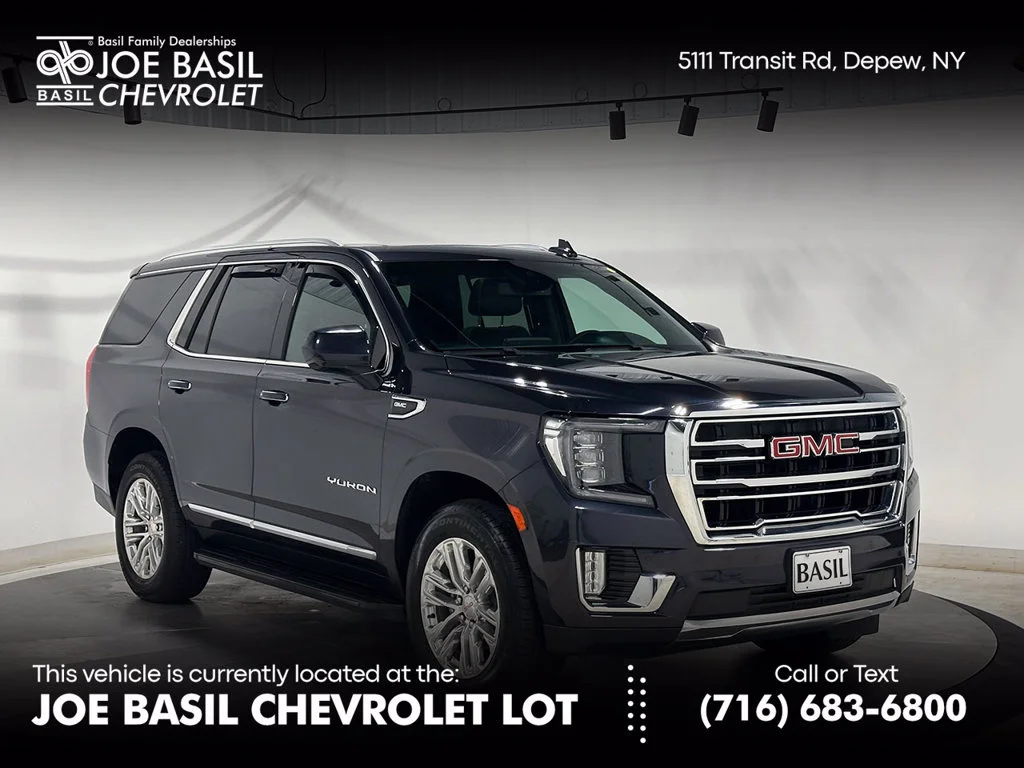 Used 2023 TITANIUM RUSH METALLIC GMC SLT image 1
