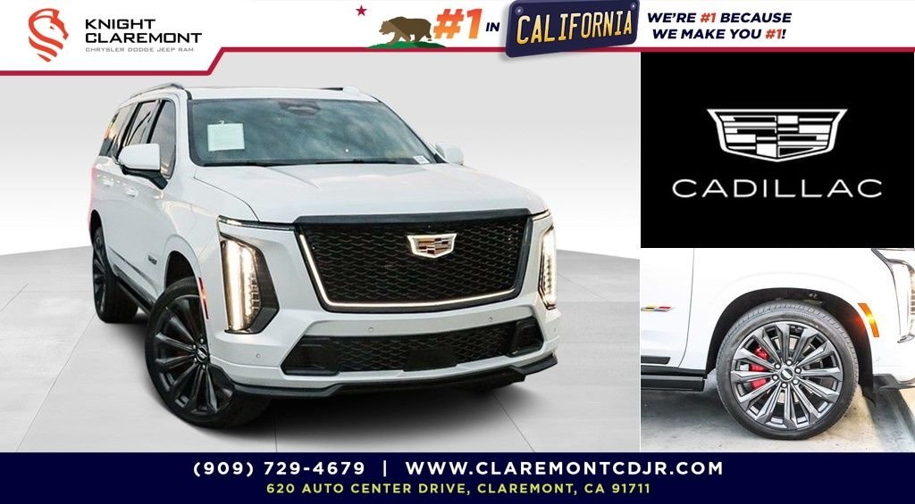 Used 2025 Crystal White Cadillac V-Series image 1