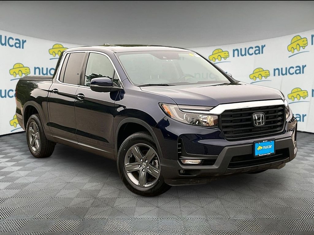 Blue 2023 Honda Ridgeline Pickup Truck All-Wheel Drive