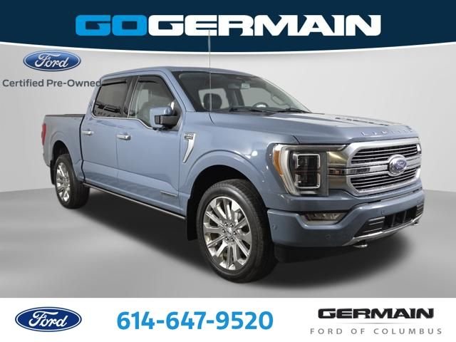 Certified Used 2023 Azure Gray Metallic Ford Limited image 4