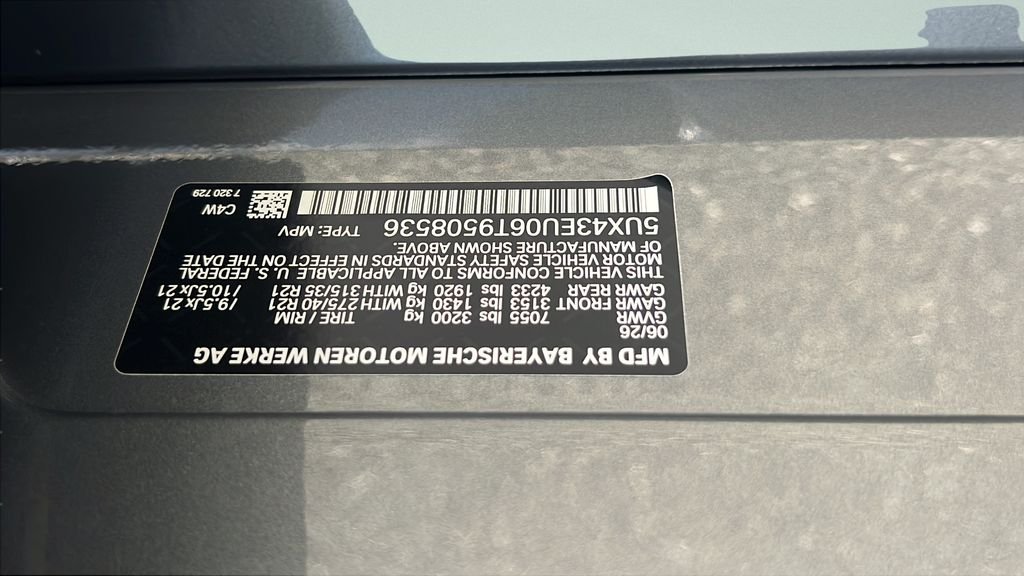 New 2026 Skyscraper Grey Metallic BMW xDrive50e image 24