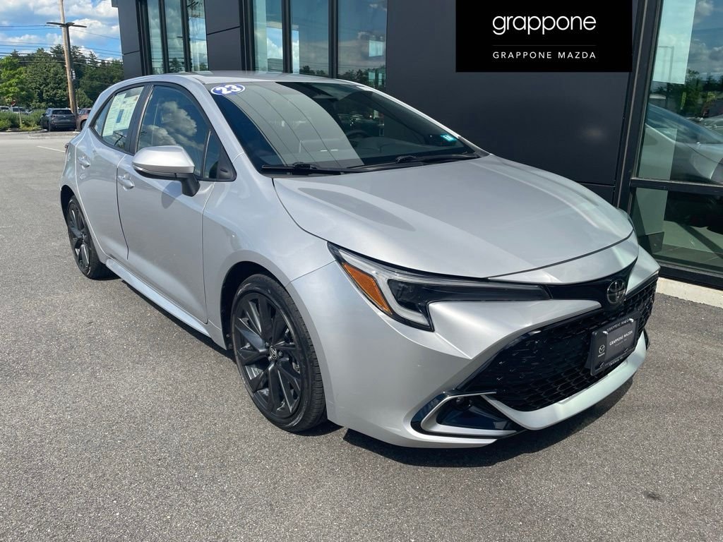 Used 2023 Classic Silver Metallic Toyota XSE image 1