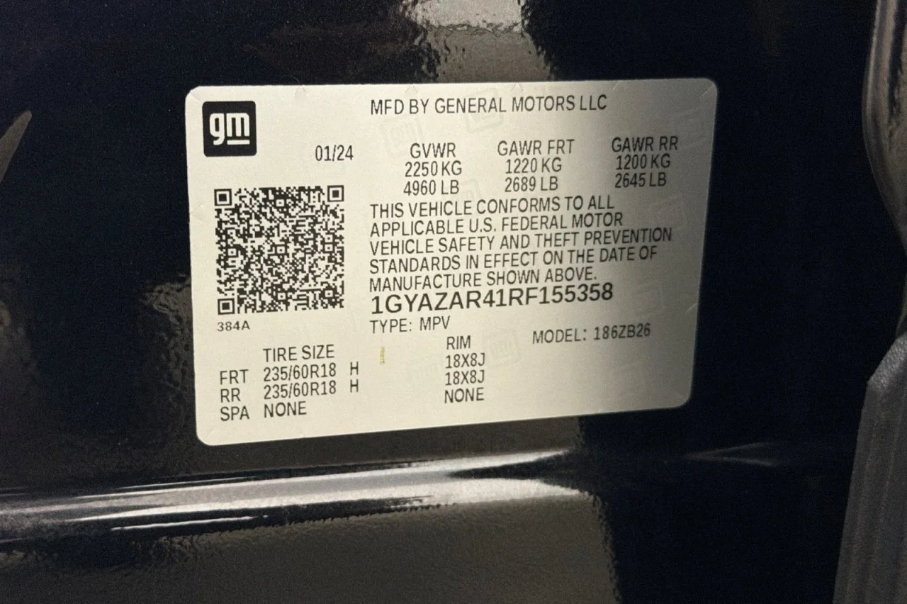 Used 2024 BLACK Cadillac FWD Luxury image 27