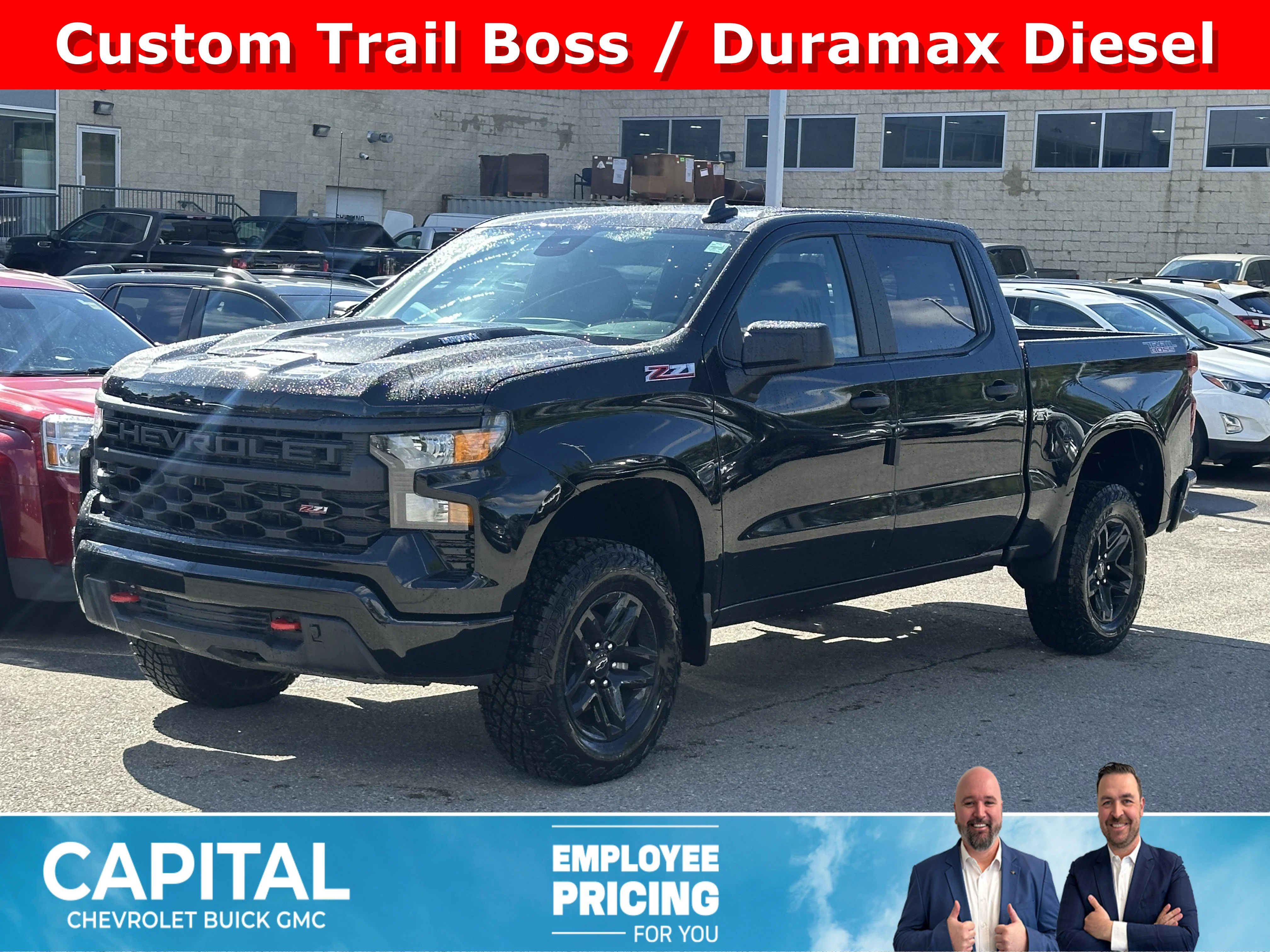 New 2026 Black Chevrolet Custom Trail Boss image 1