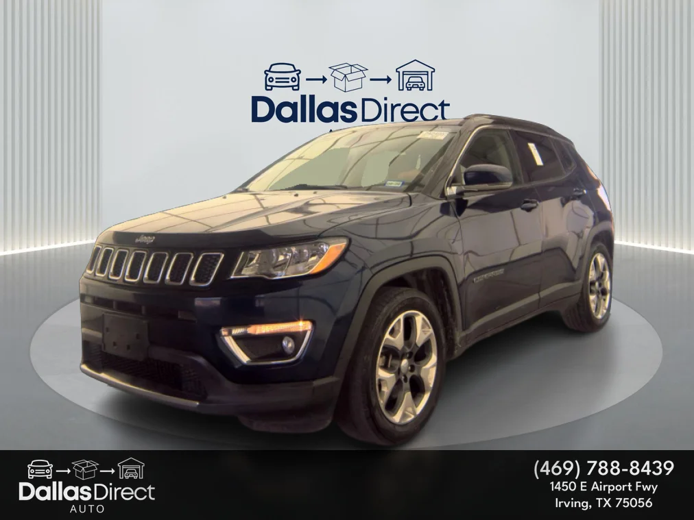 Used 2020 Jazz Blue Pearlcoat Jeep Limited image 1