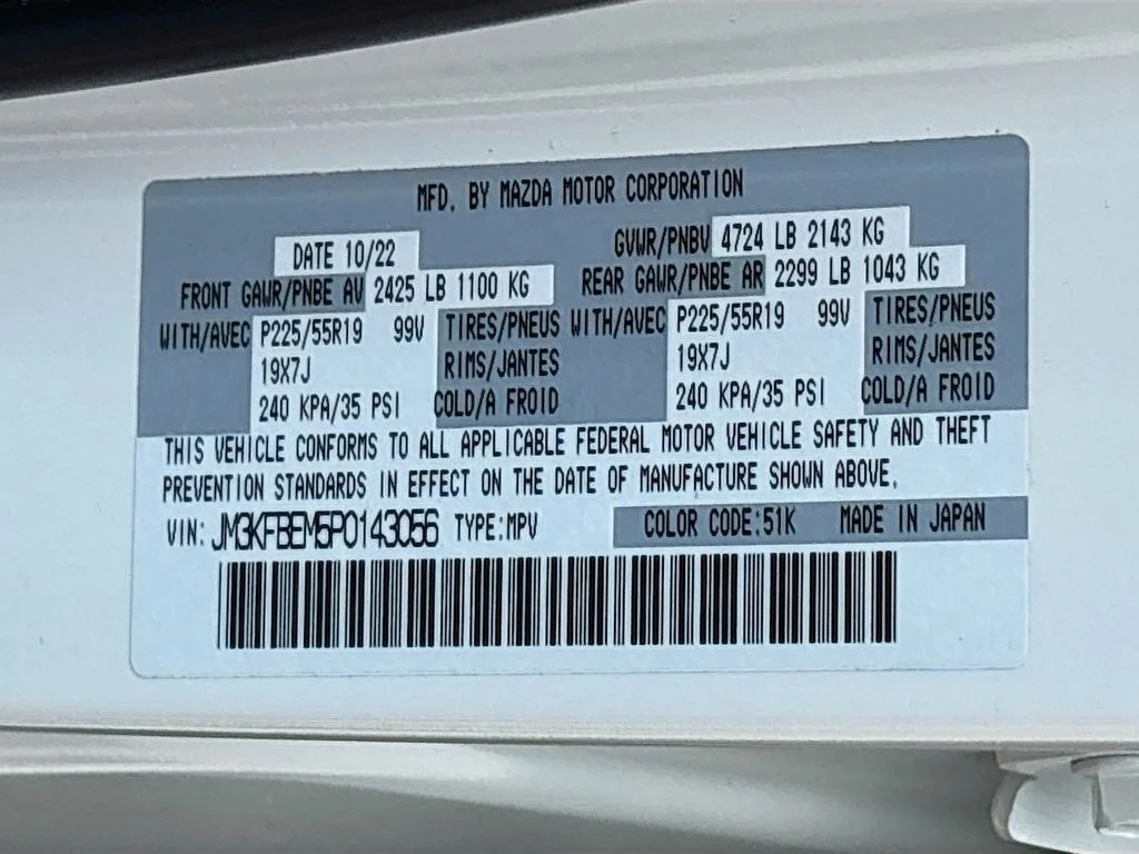 Certified Used 2023 White Metallic Mazda 2.5 S Premium Plus Package image 34