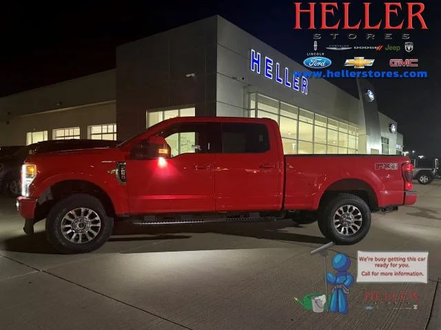 Used 2022 Race Red Ford LARIAT image 1