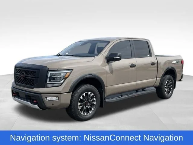 Used 2023 Beige Nissan Crew Cab PRO-4X 4x4 image 1