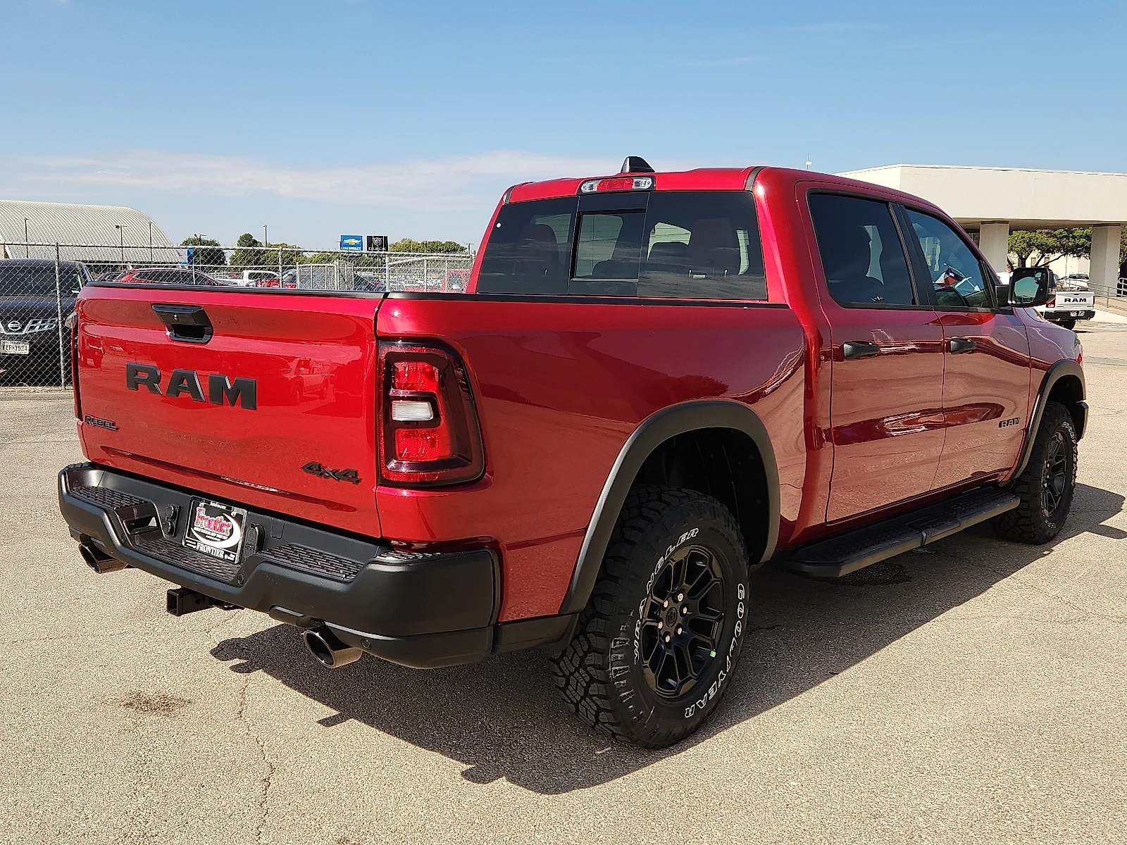 New 2027 Molten Red Pearl-Coat  Paint Ram REBEL CREW CAB 4X4 5