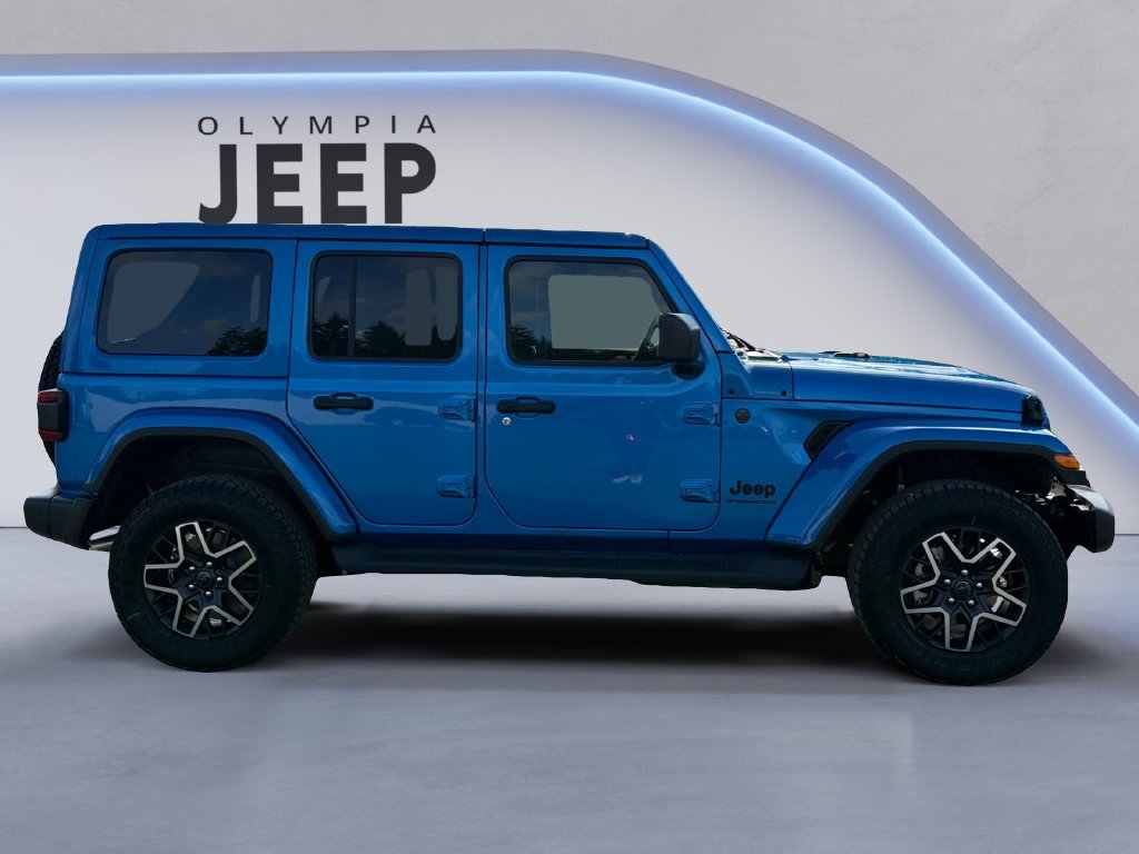 New 2027 Hydro Blue Pearl-Coat Paint Jeep Sahara image 6