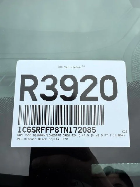 New 2026 Diamond Black Crystal Pearl-Coat Exterior Paint RAM Big Horn/Lone Star image 30
