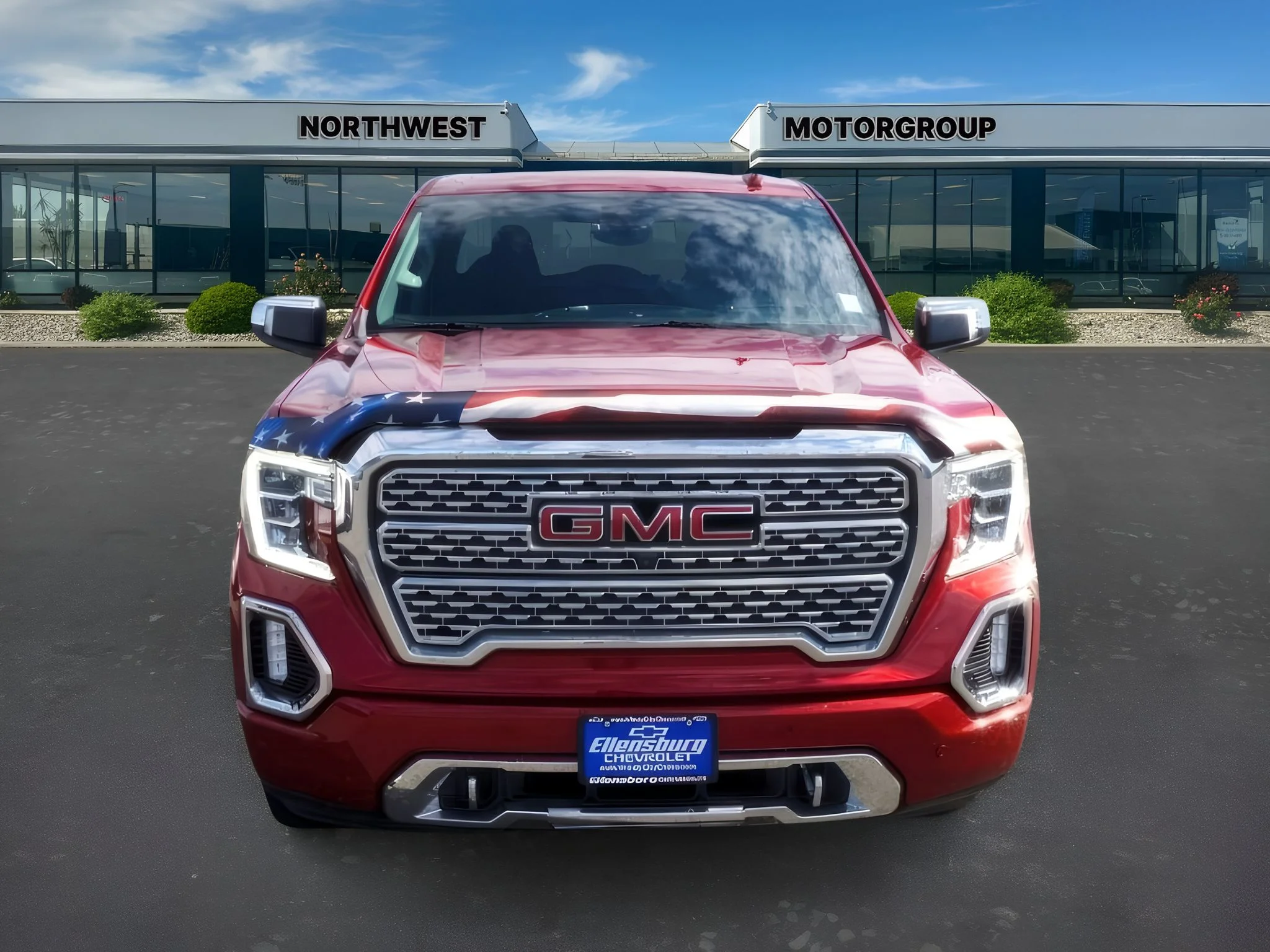 Used 2021 Cayenne Red Tintcoat GMC Denali image 2