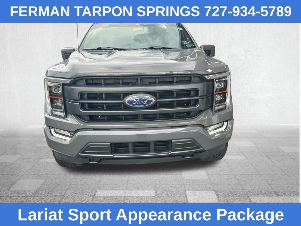 Used 2021 Gray Ford Lariat image 9