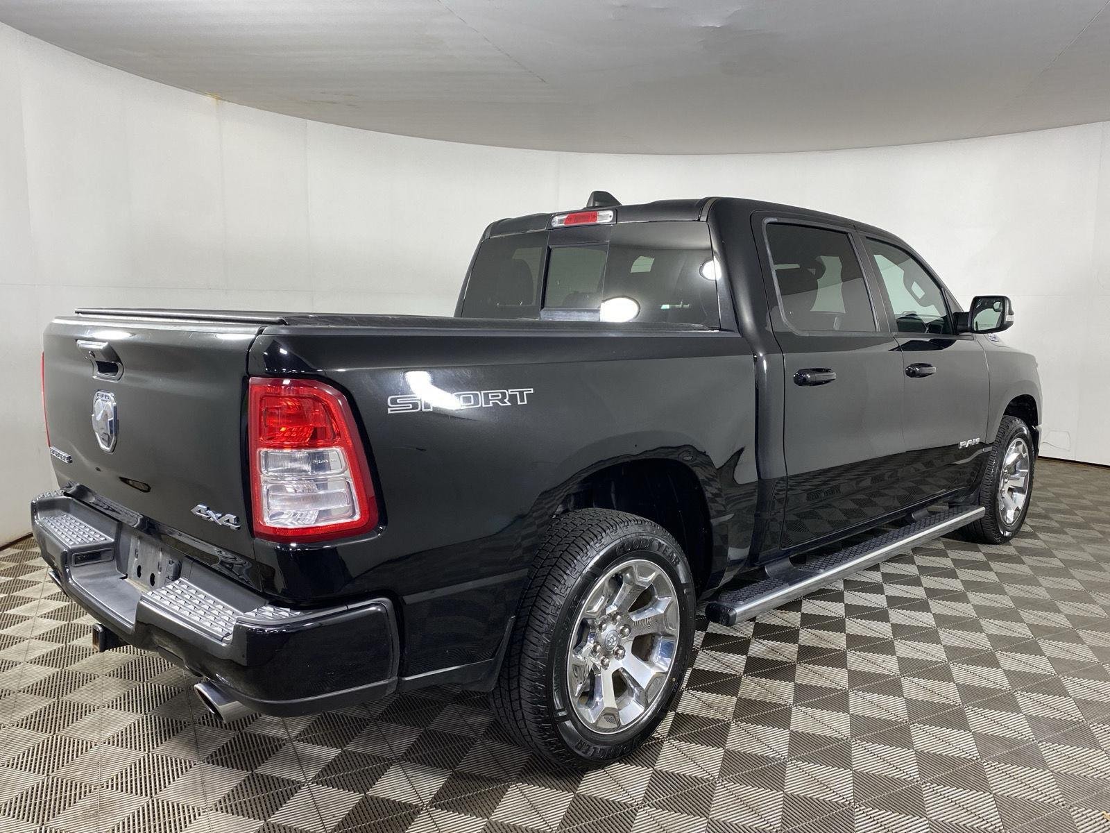 Used 2021 Diamond Black Crystal Pearlcoat Ram Big Horn image 7