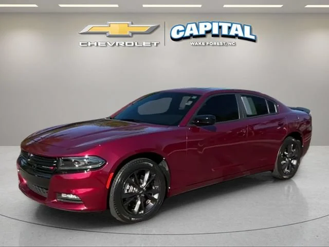 Used 2023 Red Dodge SXT AWD image 1