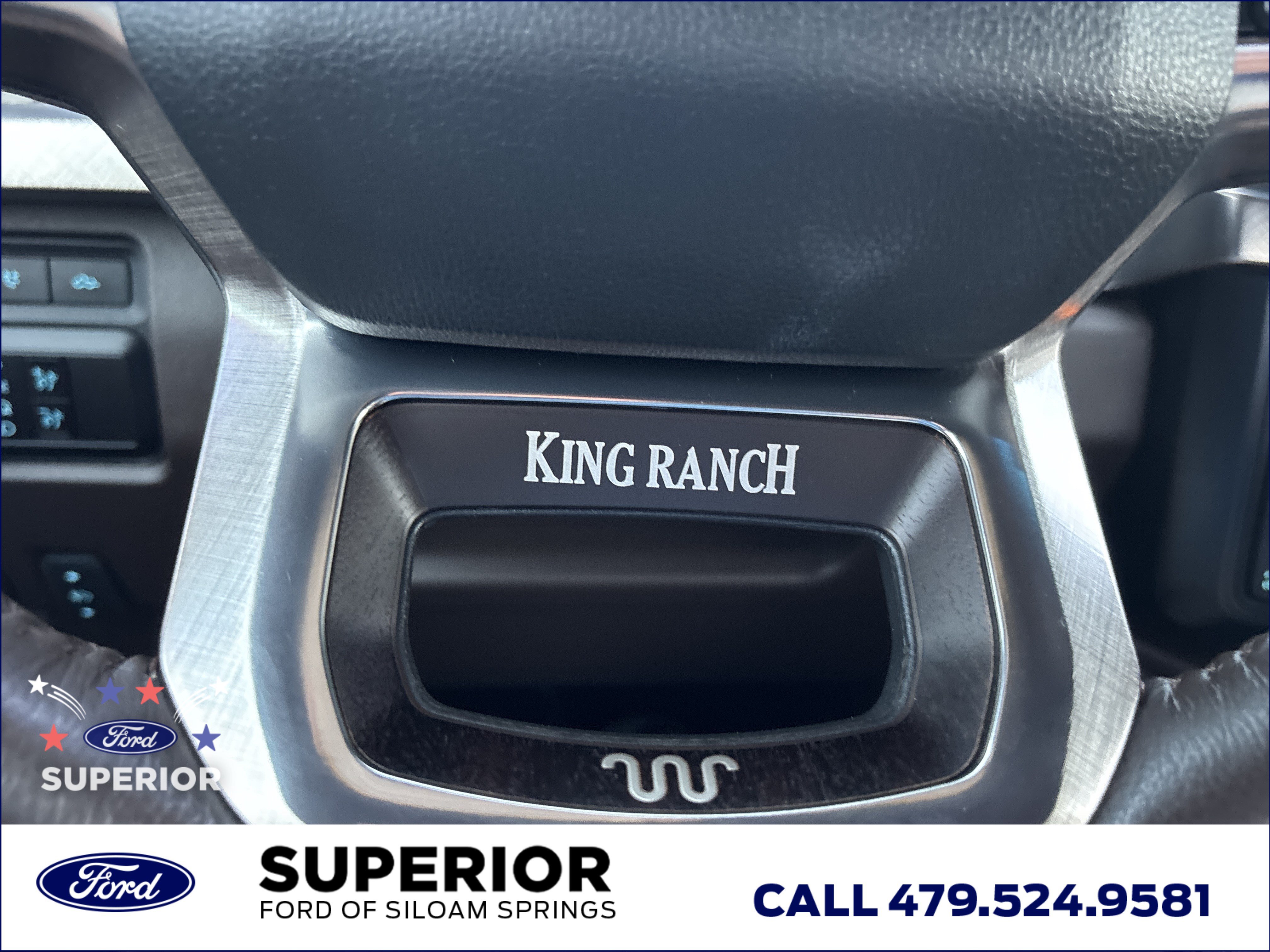Used 2024 Antimatter Blue Metallic Ford King Ranch CrewCab 4WD image 39