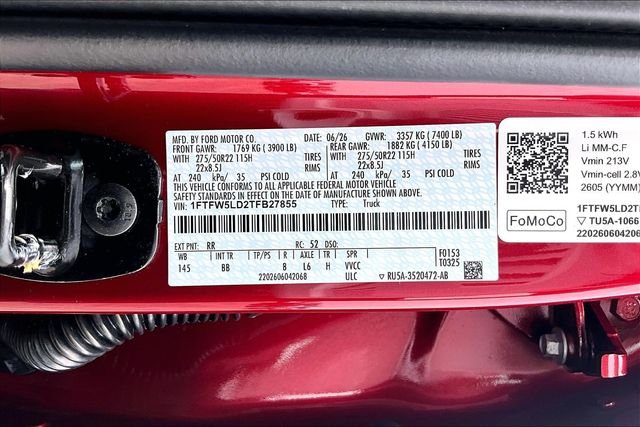 New 2026 Ruby Red Metallic Tinted Clearcoat Ford Lariat image 12