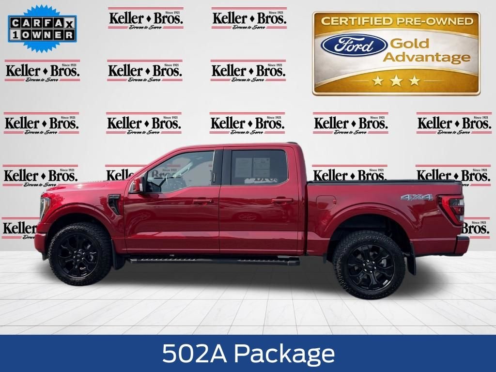 Certified Used 2023 Red Ford Lariat image 4