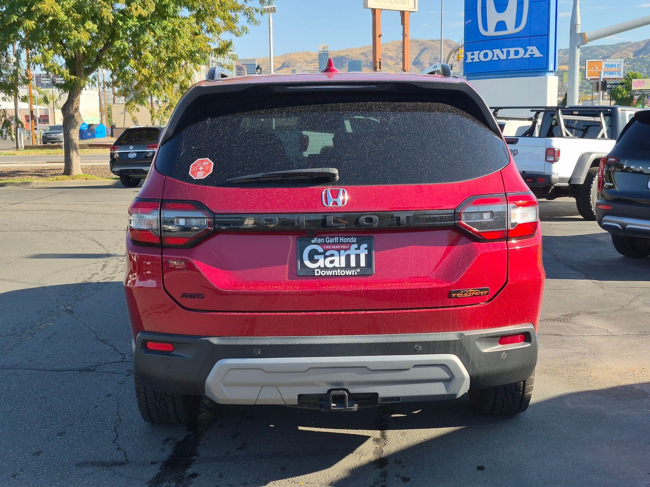 Used 2025 Radiant Red Metallic II Honda TrailSport image 4