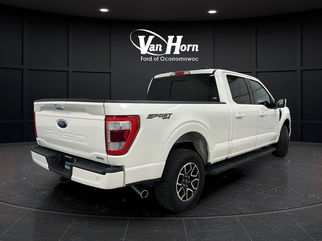 Used 2023 Star White Metallic Tri-Coat Ford Lariat image 7