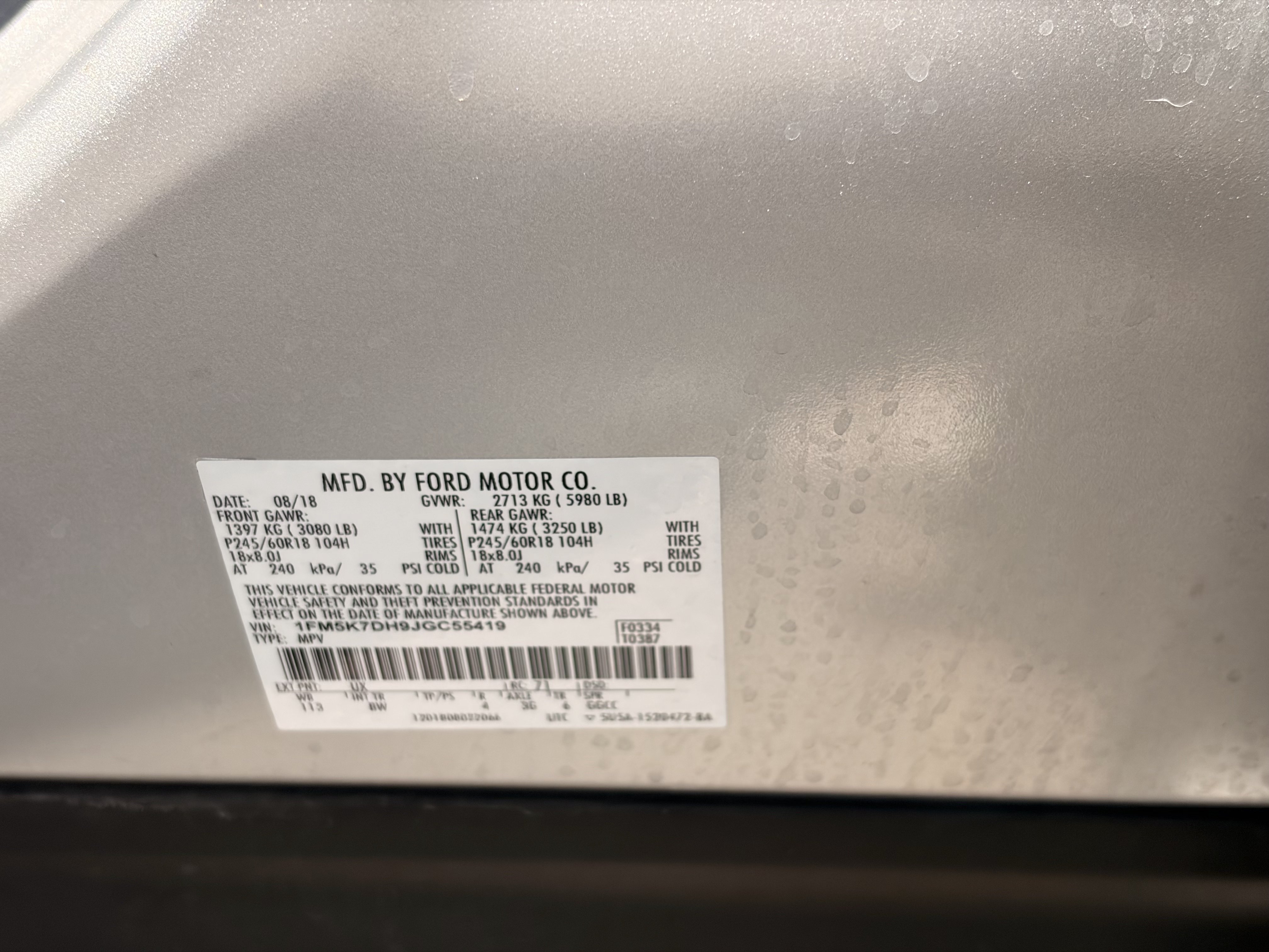 Used 2018 Ingot Silver Ford XLT image 13