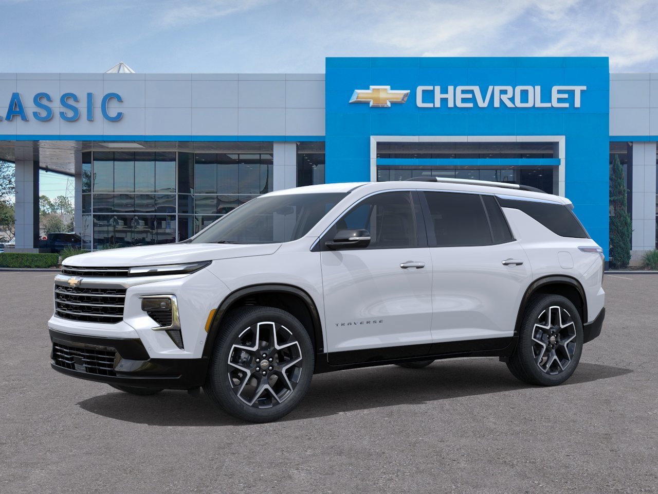 2026 Chevrolet Traverse High Country White at Classic Elite Chevrolet Hwy 6