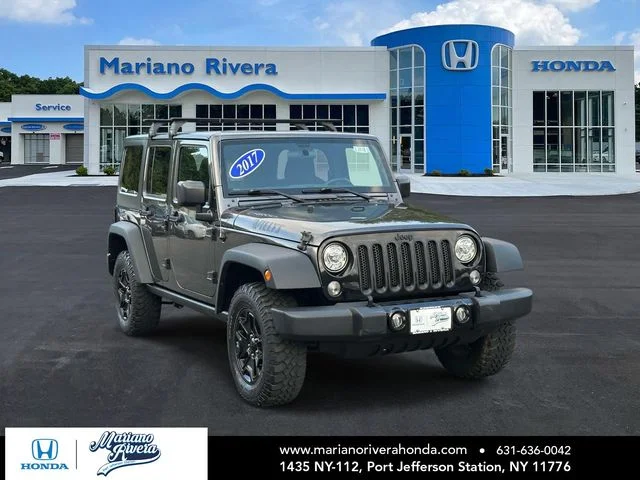 Used 2017 Crystal Metallic Jeep Unlimited Willys image 1