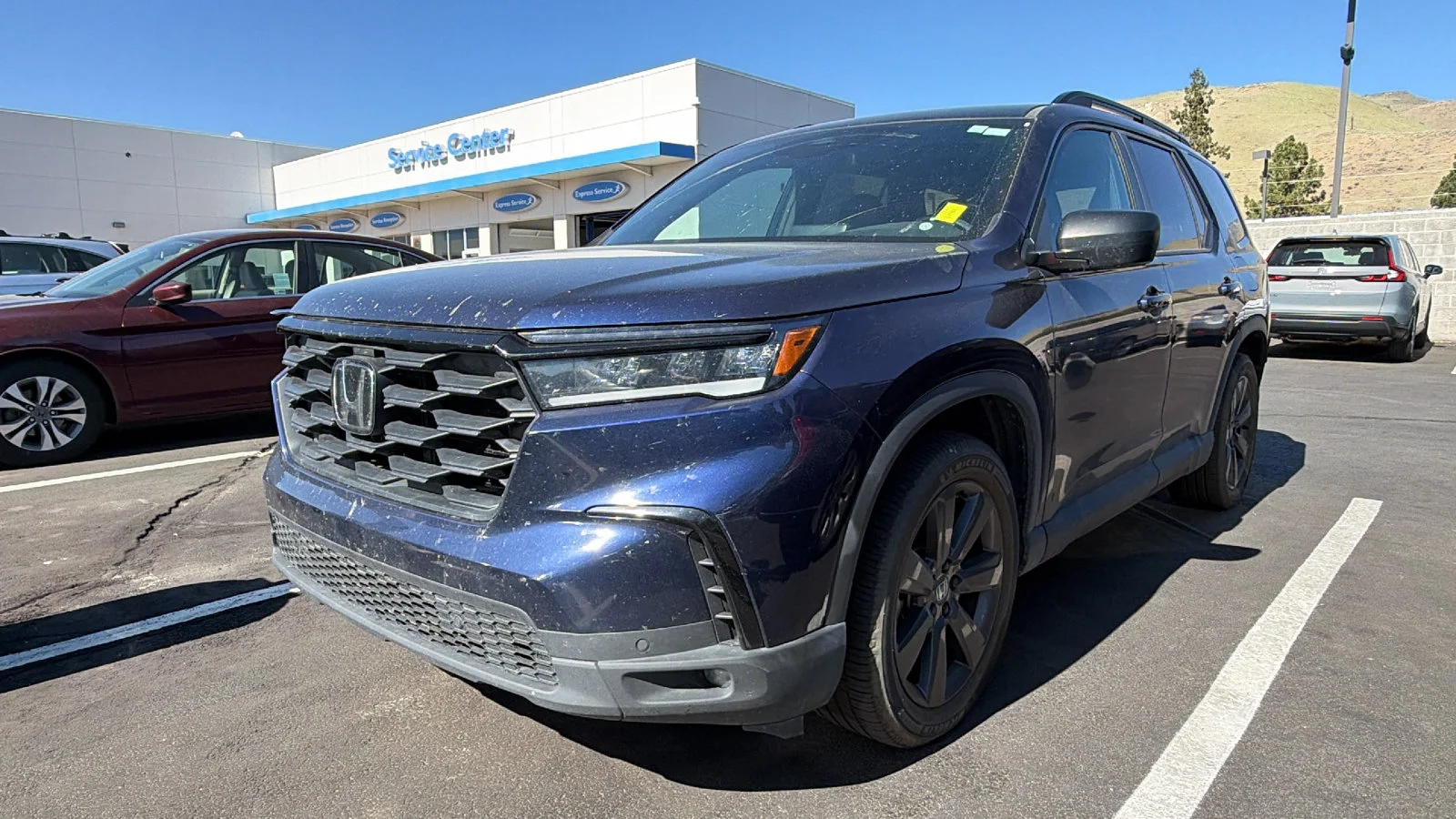 Certified Used 2024 Obsidian Blue Pearl Honda AWD SPORT image 8