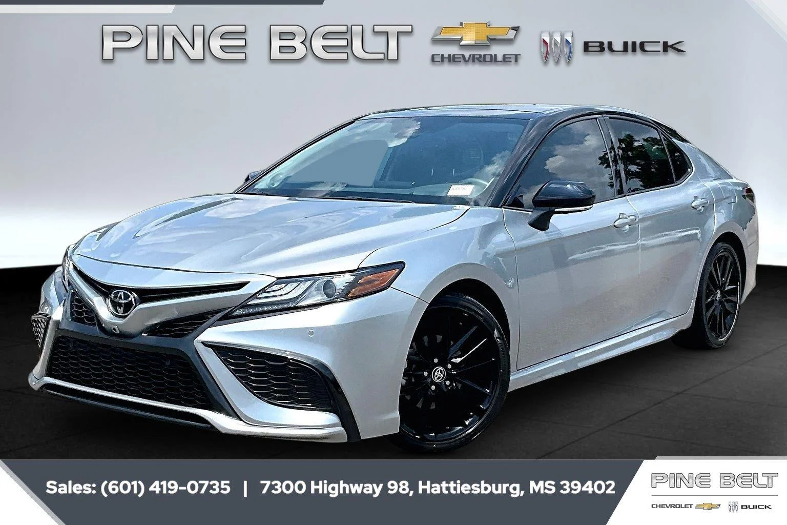 Used 2023 Celestial Silver Metallic/Midnight Black Metallic Toyota XSE image 10